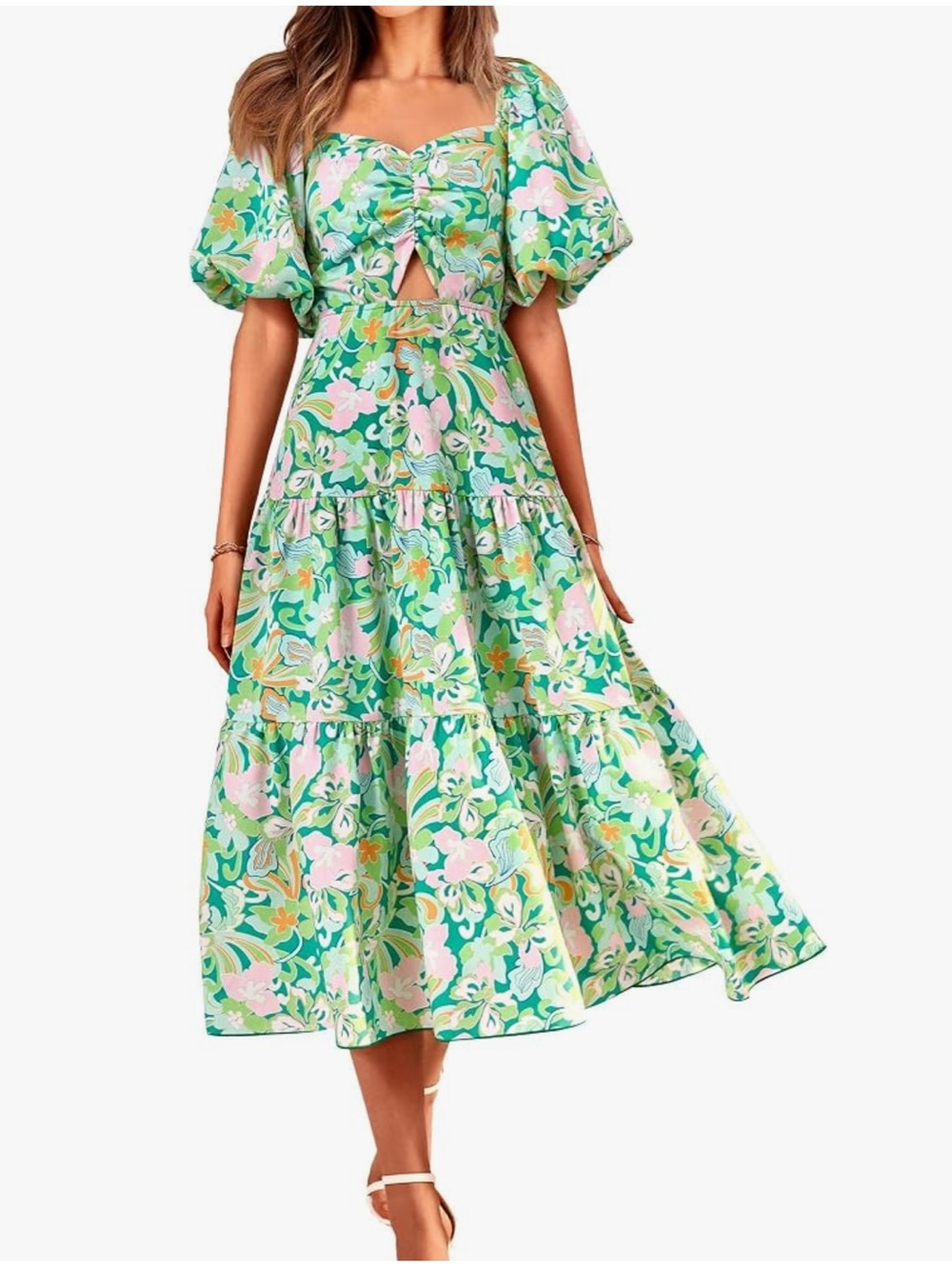 NWT BTFBM Summer Dresses for Women Spring Outfits Beach Vacation Short Sleeve